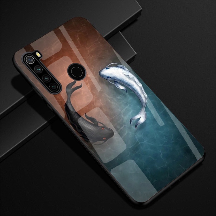 Ốp Lưng XIAOMI REDMI NOTE 8 mặt kính cường lực cao cấp thiết kế Độc Quyền