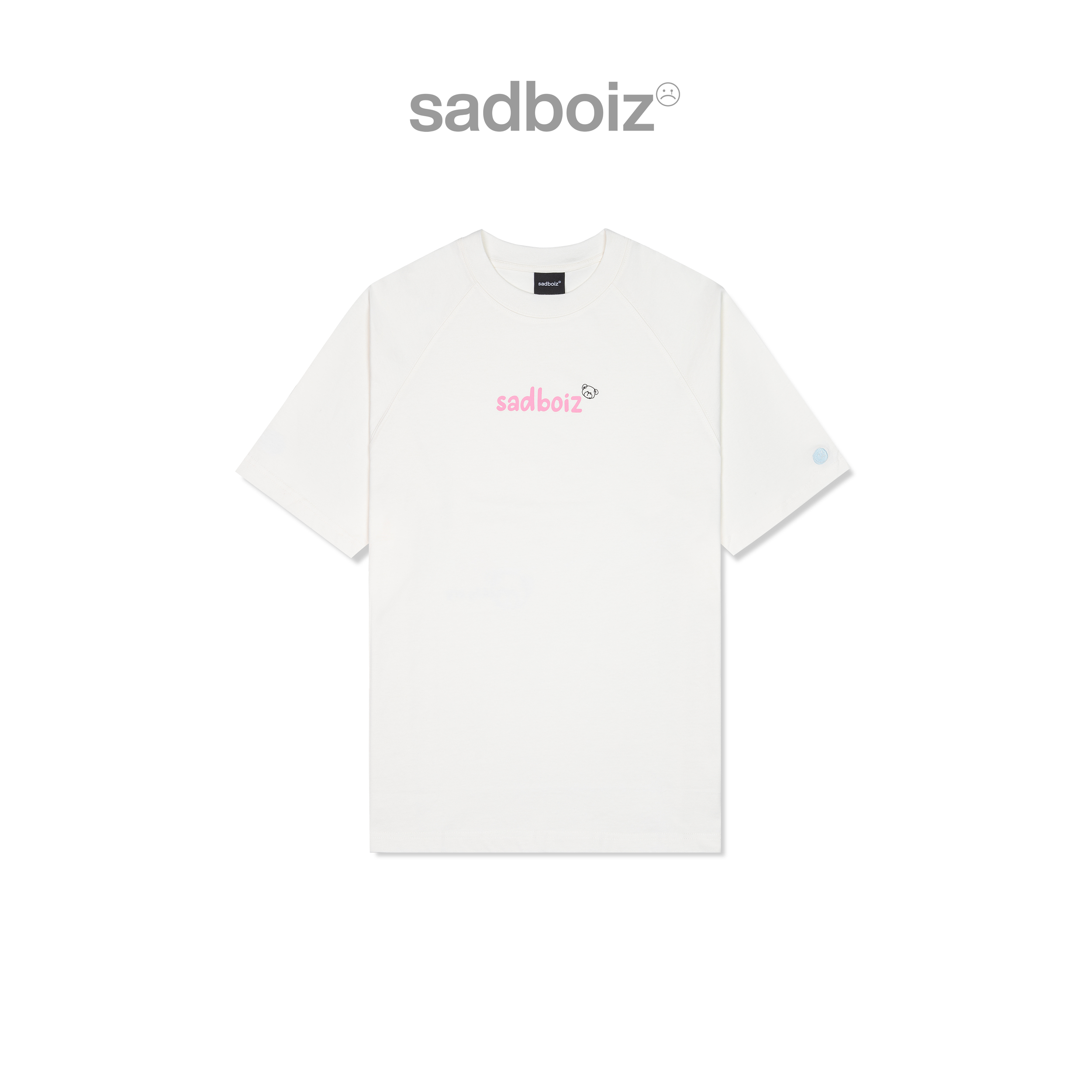 Áo thun SADBOIZ Teddycry Typo White