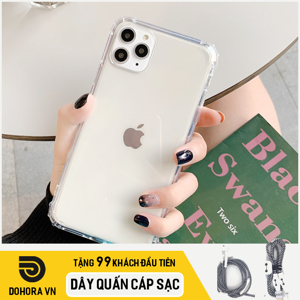 Ốp lưng điện thoại iPhone đẹp, chất silicone trong suốt, trơn dẻo, chống sốc 4 góc, chống rơi vỡ cực tốt dành cho 5/5s/6/6plus/6s/6s plus/6/7/7plus/8/8plus/x/xs/xs max/11/11 pro/11 promax