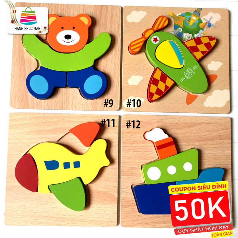 Trò chơi trí tuệ , đồ chơi thông minh , Đồ Chơi Gỗ Dành Cho Bé 2 Tuổi Trở Lên PuzzleToys , đồ chơi cho bé