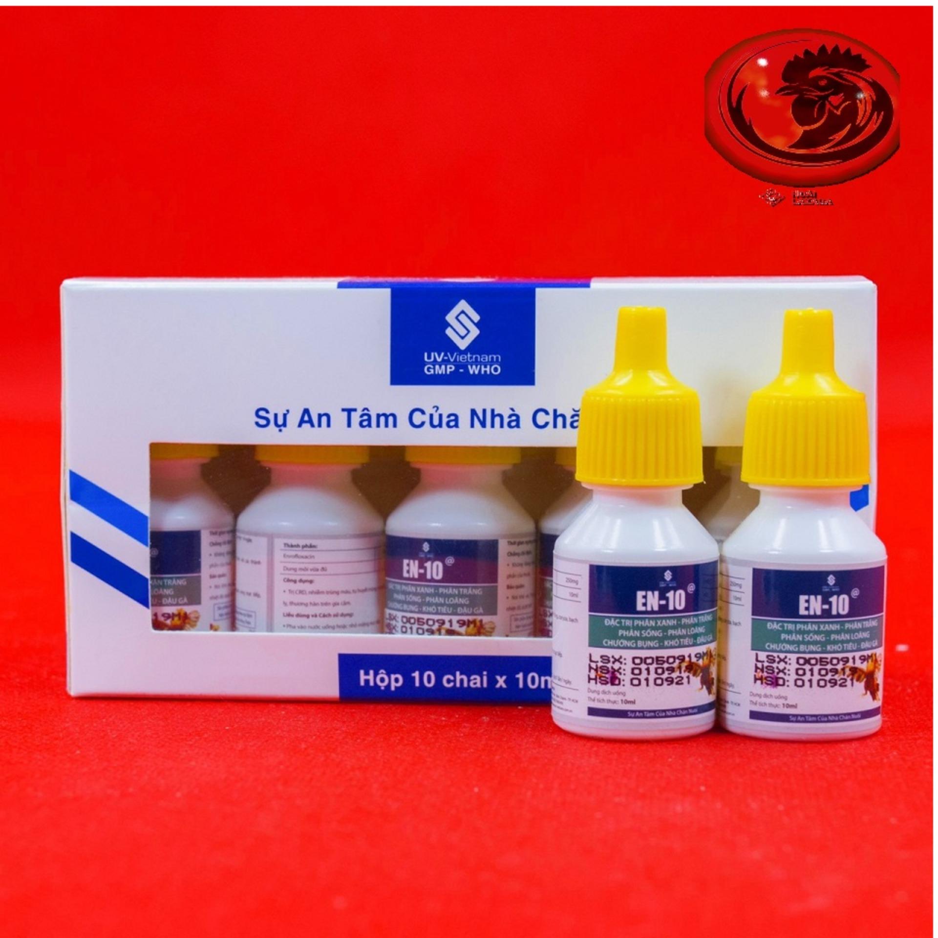EN - 10 cho gà đá 1 HỘP 10 LỌ
