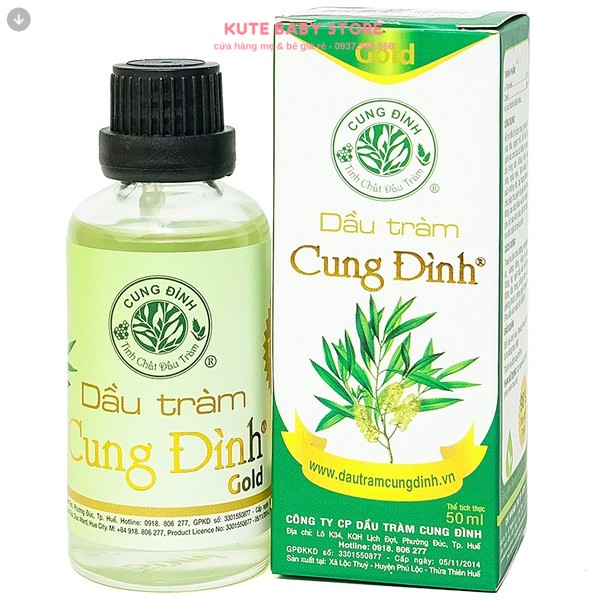 [HCM]Dầu tràm cung đinh Gold 50ml