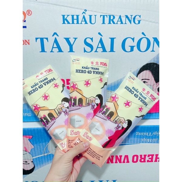 Khẩu trang Hero 4D VNN94