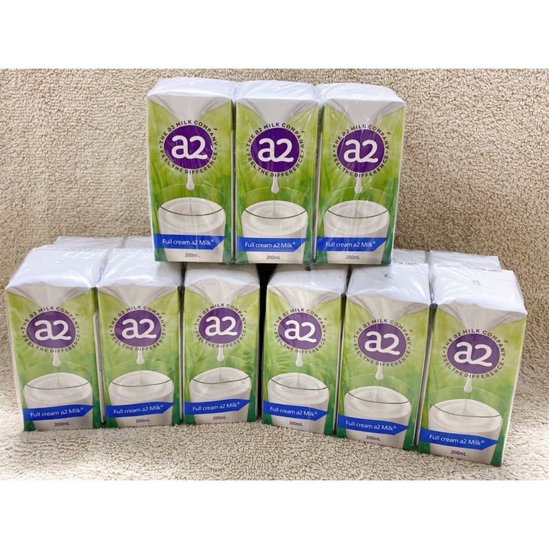 thùng 24 hộp Sữa nước A2 Full cream -200ml