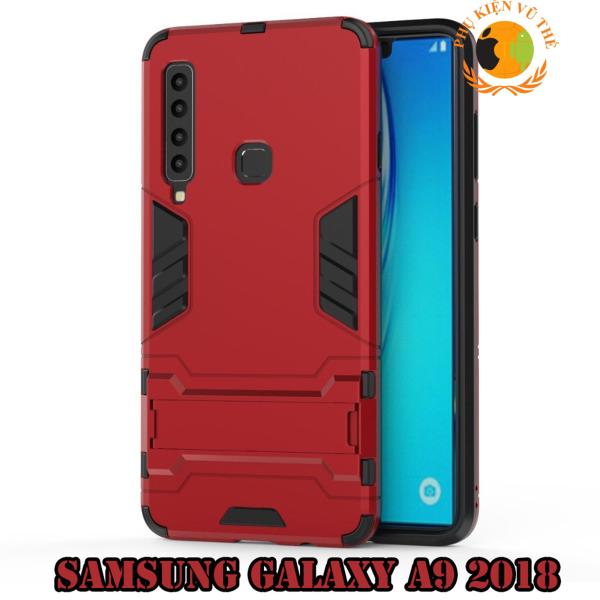 Ốp Lưng Chống Sốc Iron Man Cho Samsung Galaxy A9 2018 Có Dựng Lưng