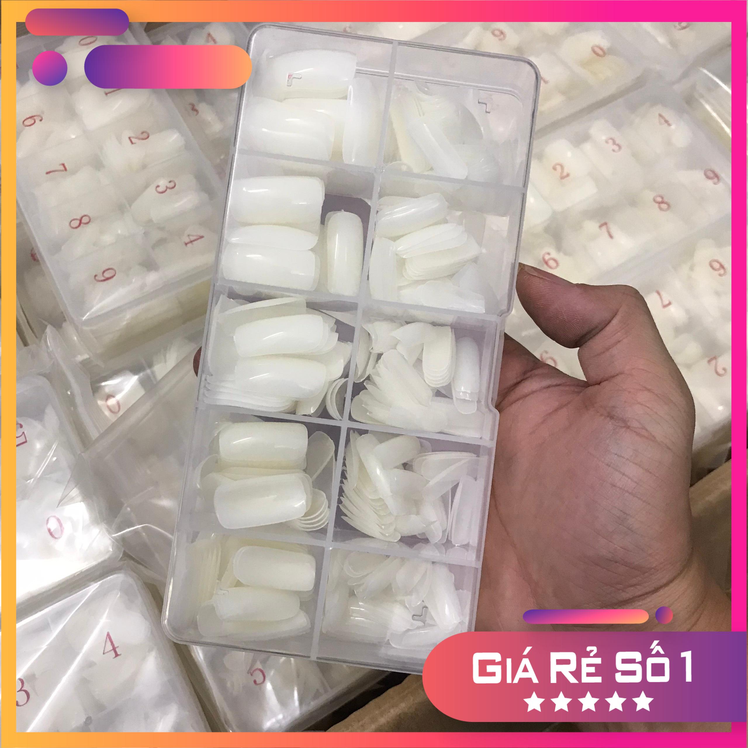 Móng úp chân dài đủ size hộp 500 móng