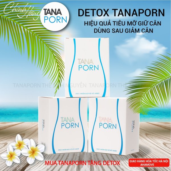 Viên detox Tanaporn giảm mỡ giữ cân hiệu quả 7 ngày giá rẻ