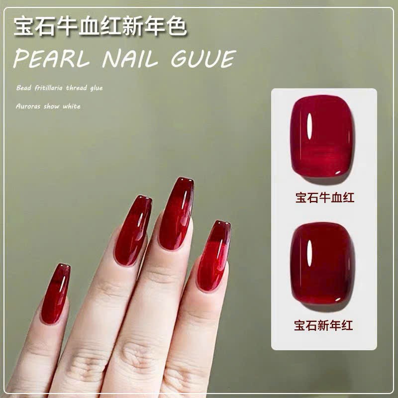 Sơn gel thạch đỏ rượu vang MDN siêu sang