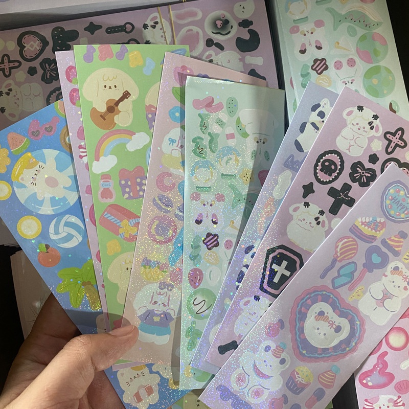Zanmo nhãn dán sticker dễ thương trang trí (Inbox chọn mẫu)