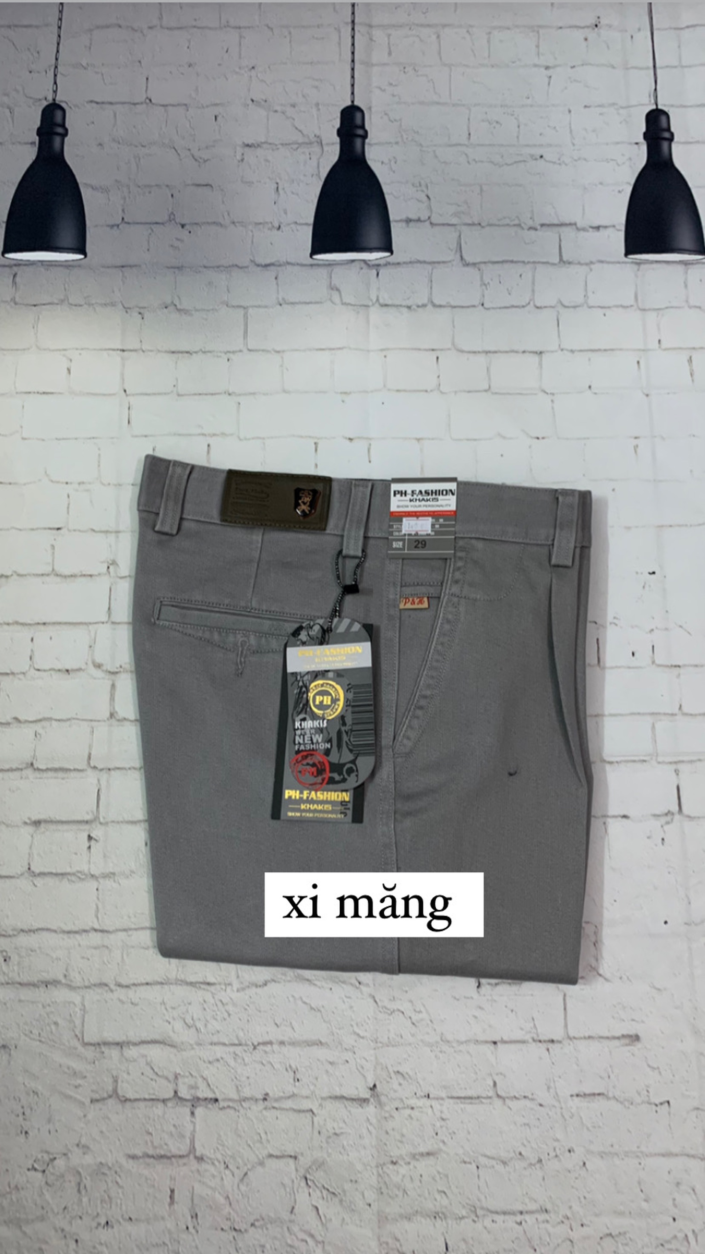 [HCM]Quần kaki trung niên cao cấp xếp ly