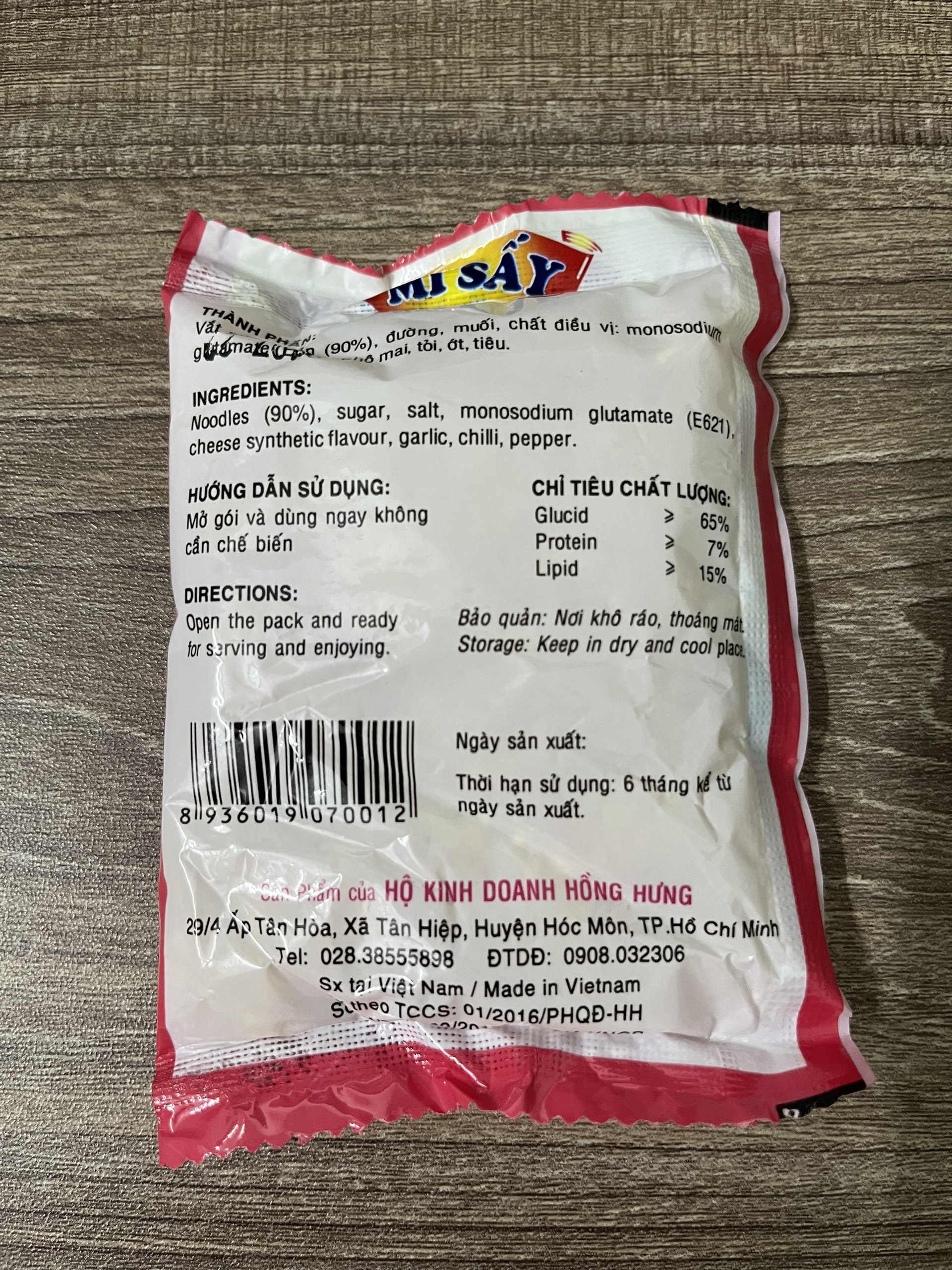 Thùng 200 gói mì tôm trẻ em Miu Miu 20g