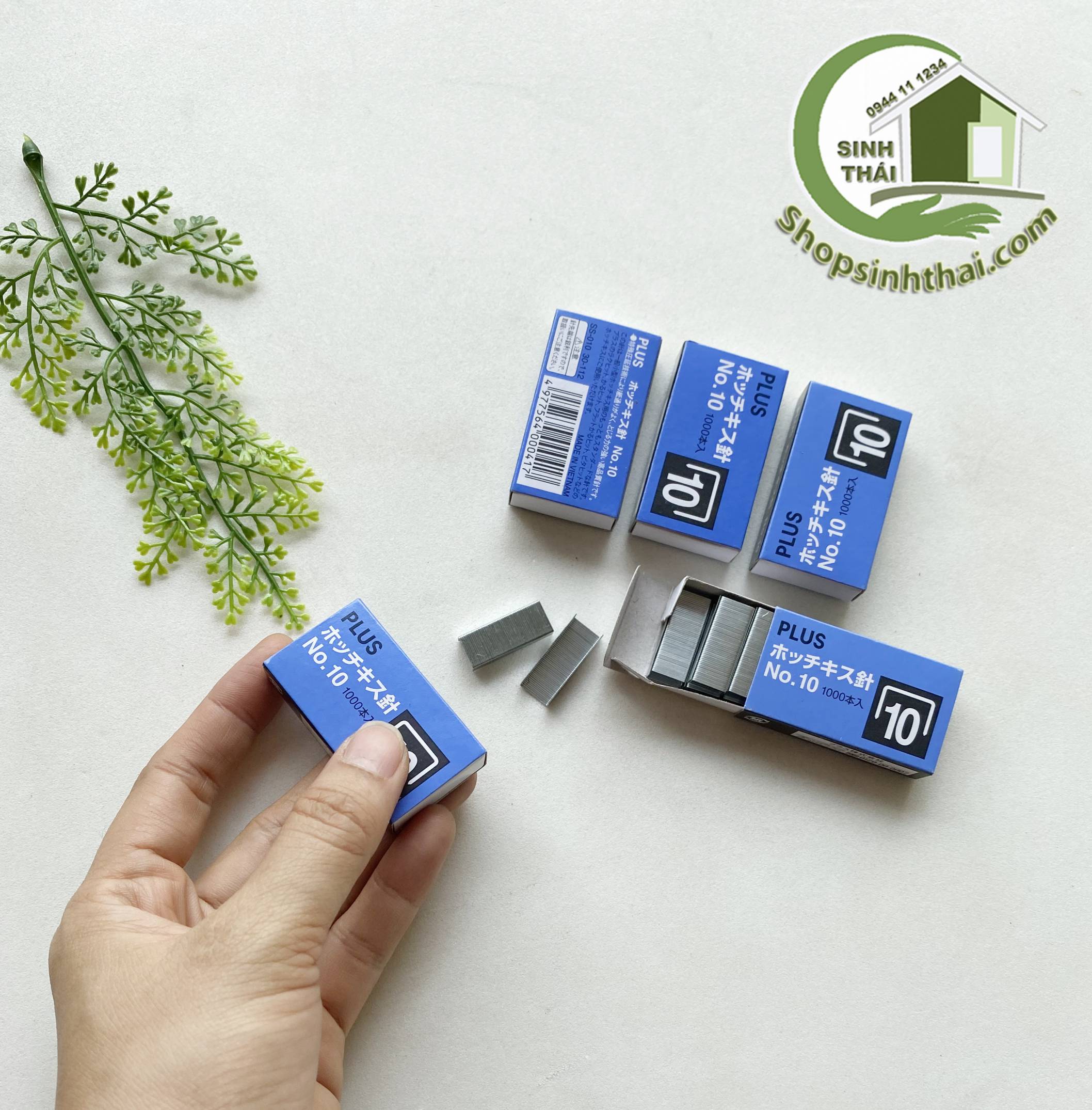 [HCM]Hộp kim bấm ngòi bấm kim số 10 Plus ( 2 hộp )