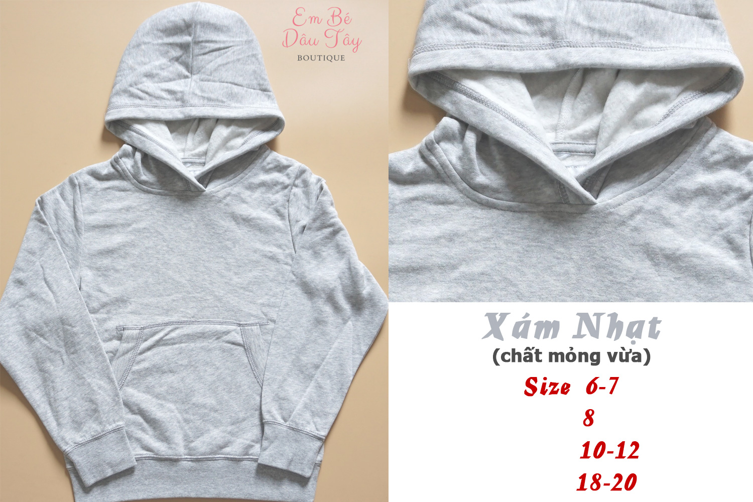 Hoodie bé trai bé gái 20-70kg unisex đơn giản, basic vnxk. áo nỉ có mũ. áo nỉ có nón. áo hoodie trơn cho bé cấp 1, 2, 3, teen, nam nữ