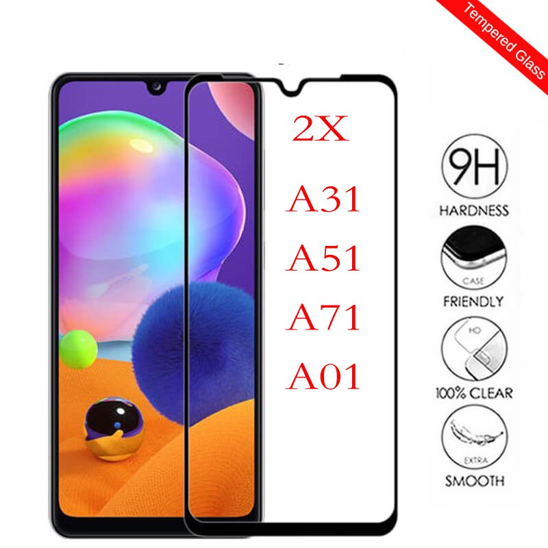 Kính cường lực Samsung A31 (Full Màn, Full Keo)