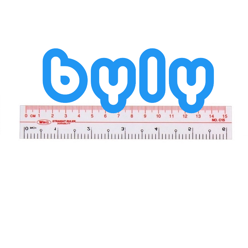 Ship hỏa tốc - thước dẻo trong suốt 15cm không gãy winq no.c15 - byly store