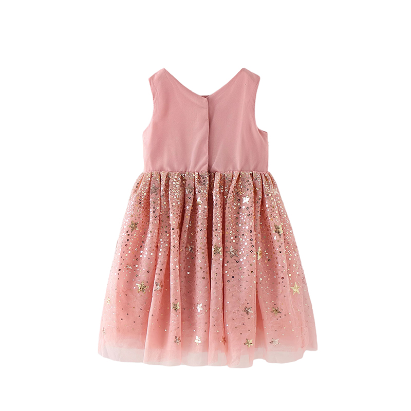 Đầm hồng sequin ngôi sao H&M