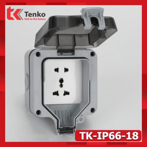 [Combo]Hộp Chống Nước(Che Mưa) Ổ Cắm - Công Tắc 16A Đạt Tiêu Chuẩn Chống Nước IP66 - Ổ Cắm Điện Ngoài Trời Tenko