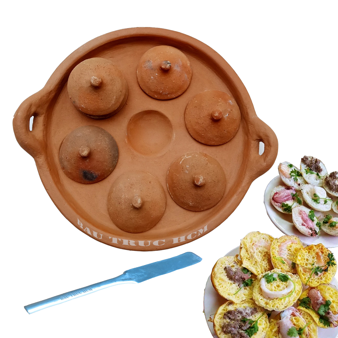 KHUÔN ĐÚC BÁNH KHỌT 7 LỖ [NẮP RỜI]