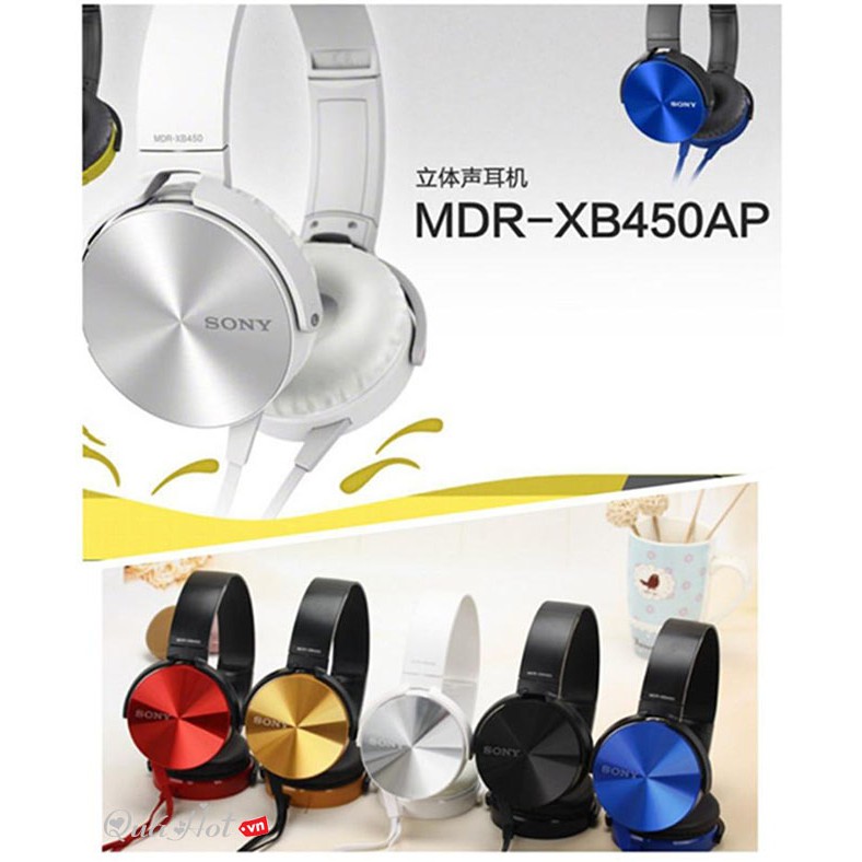 Tai Nghe Headphone Sony Chụp Tai Extra Bass MDR-XB450AP