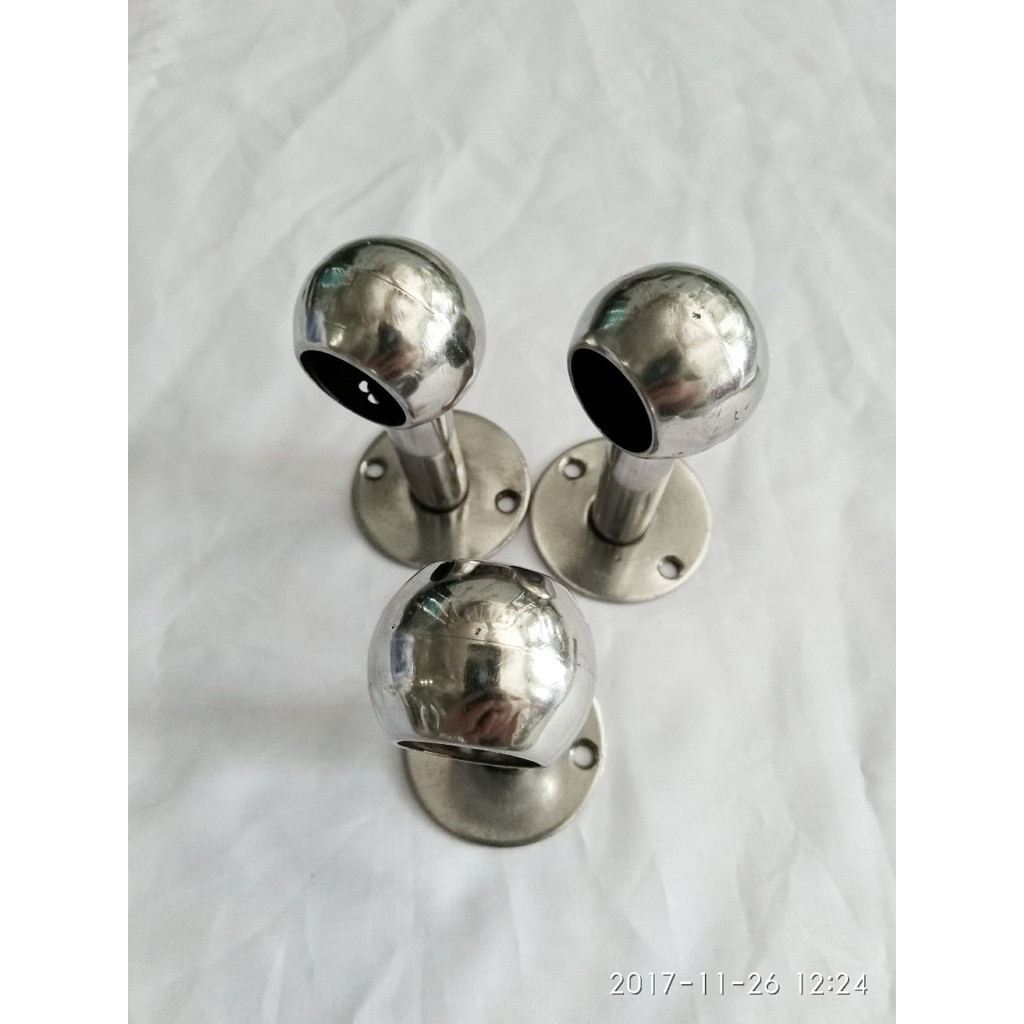 BÁT CỐC BẮT TƯỜNG TREO RÈM CỬA PHI 22 - PHI 25