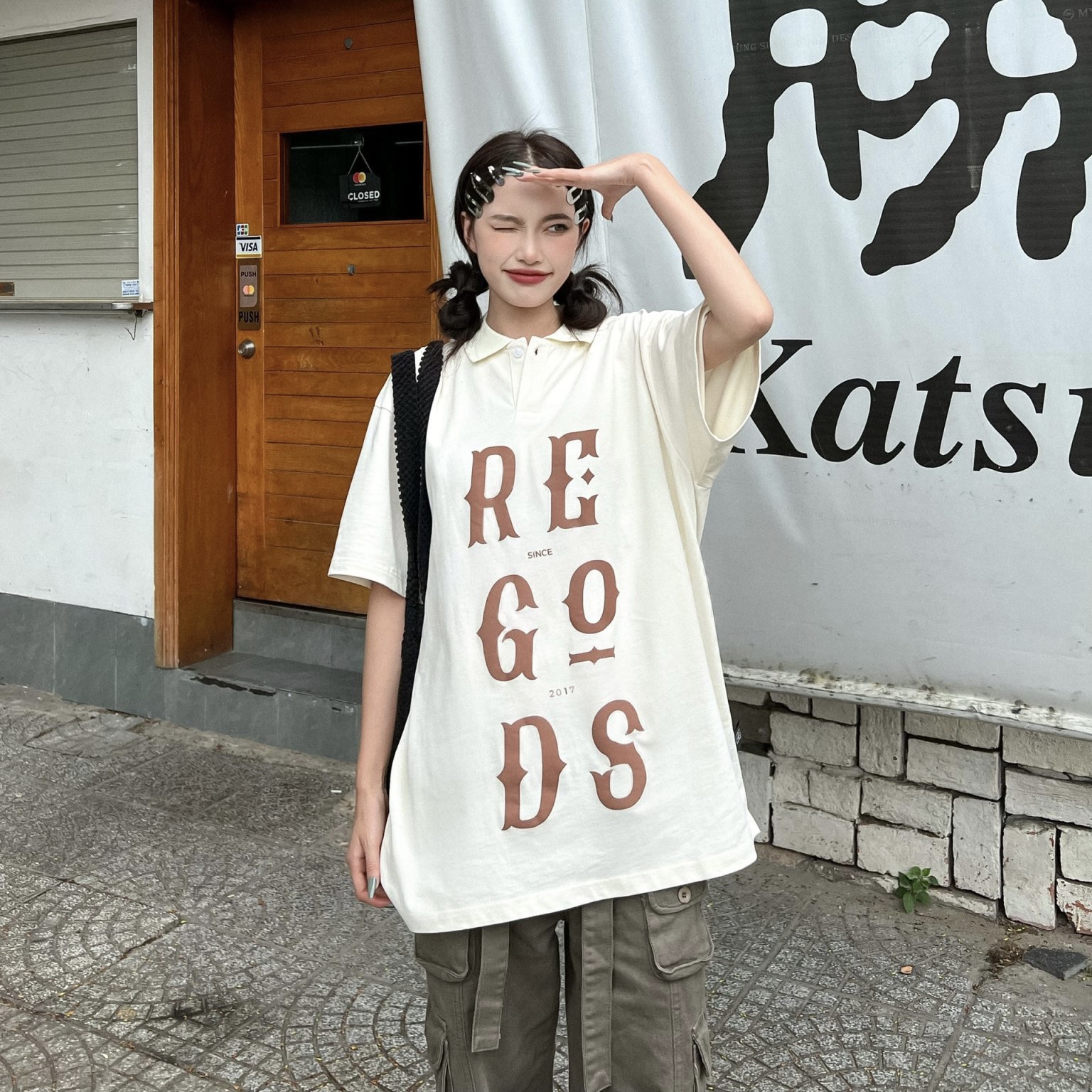 Áo thun có cổ Regods SS1 unisex form rộng ( POLO BASIC SS1)