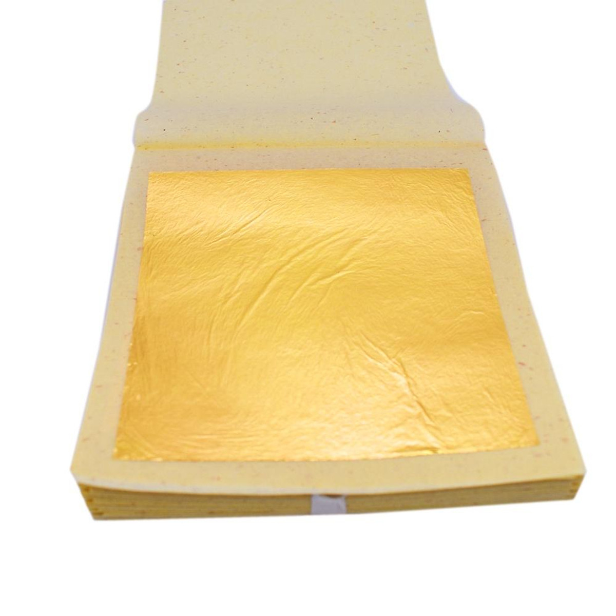 Lá vàng, bạc miếng 9*9 cm trang trí bánh (2 lá)