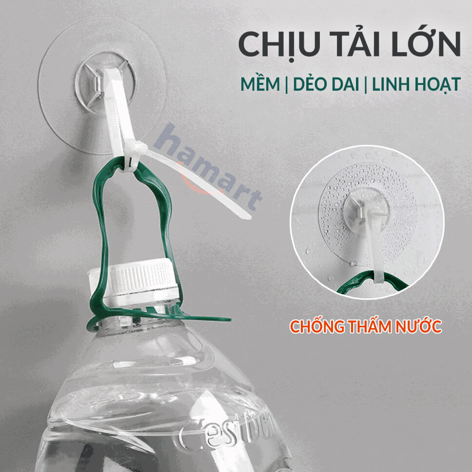 Miếng Dán Kệ Nhà Tắm Treo Tường Hamart 10 Mẫu Dán Dự Phòng Oenon Ecoco Đa Năng Siêu Dính