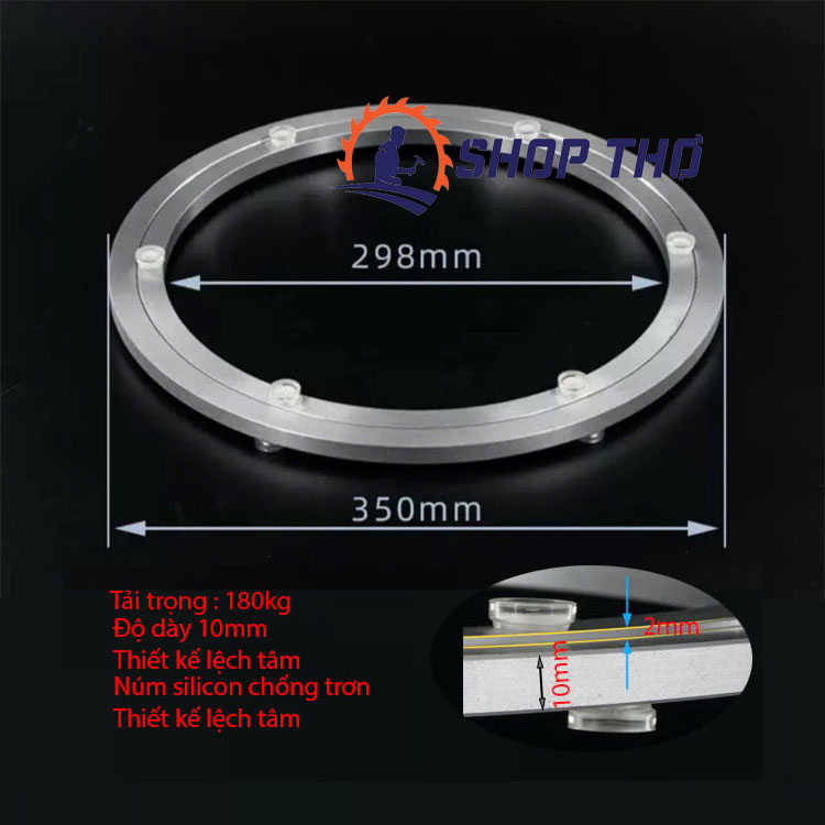 Mâm Xoay Bàn Ăn Cỡ 30cm 35cm, 40cm