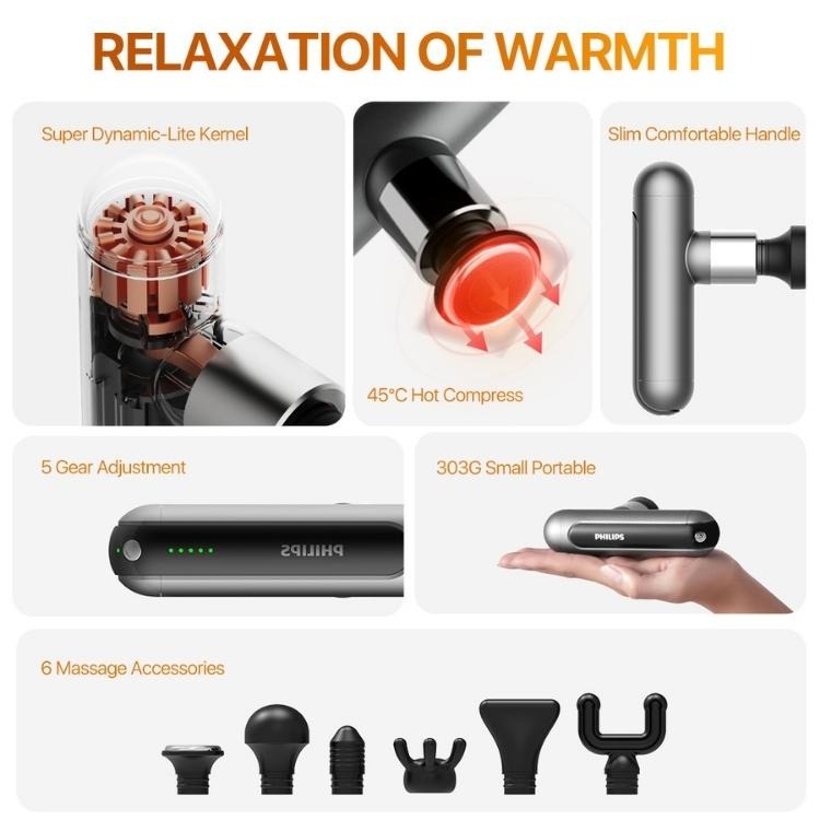 Máy massage mini Philips PPM7303 - Bảo hành 24 tháng - Mijia