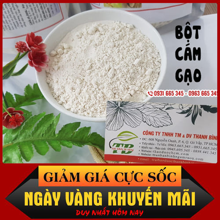 Bột cám gạo nguyên chất 100g hàng cao cấp - thảo dược thanh bình