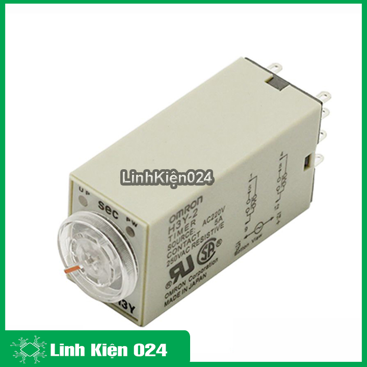 Relay thời gian Timer Omron H3Y-2 8P 220V