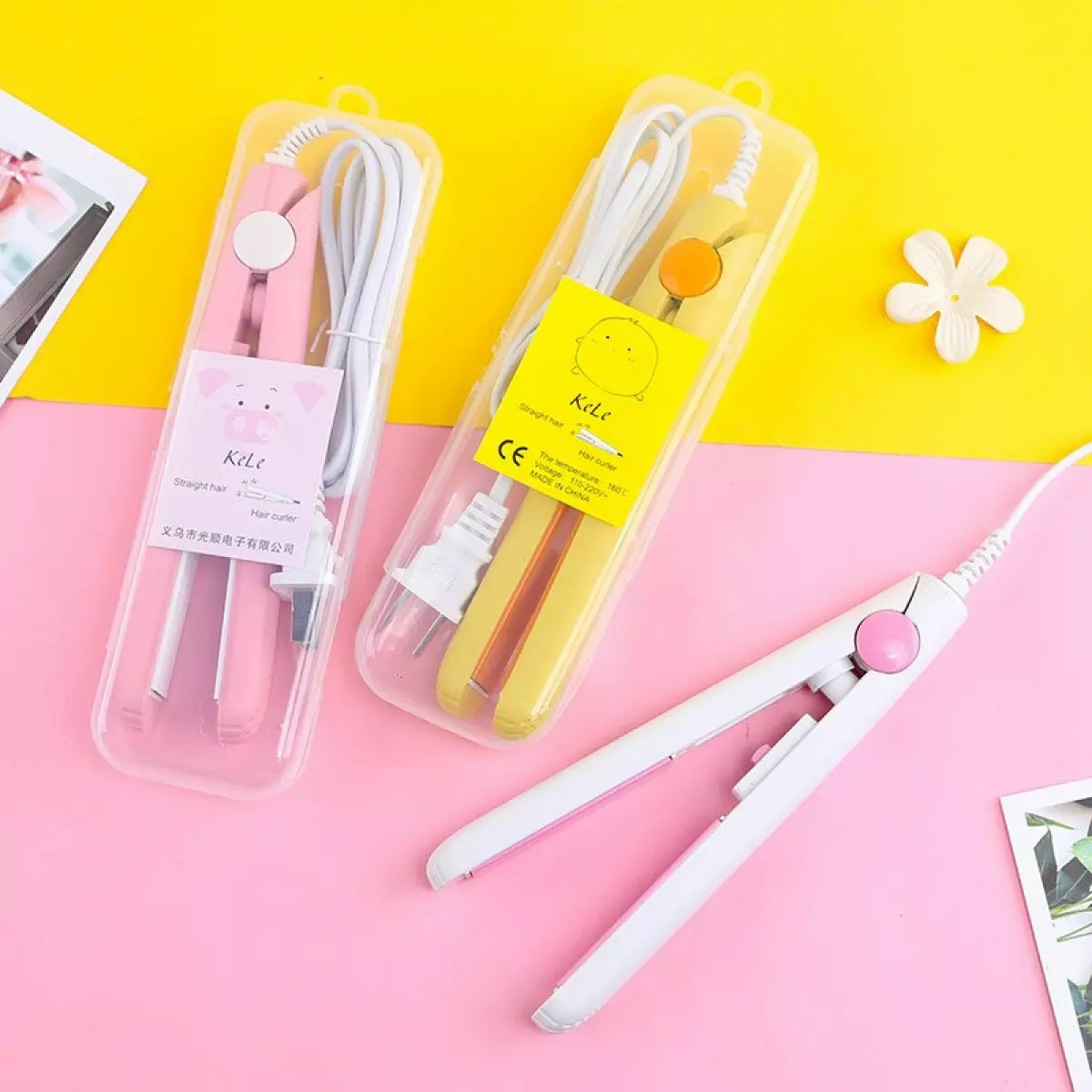 [FREESHIP] Máy Duỗi Tóc Mini Kèm Hộp Nhựa 0272