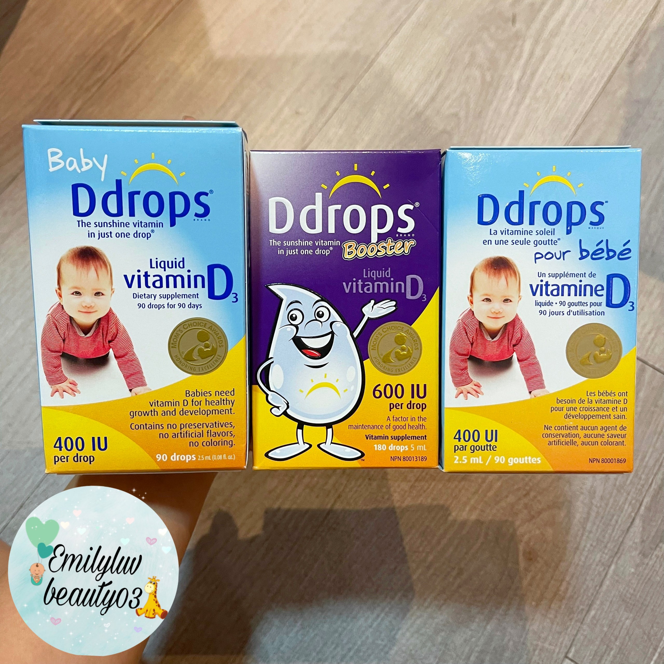 [HCM]Vitamin D3 Baby Ddrops Mỹ 90 giọt