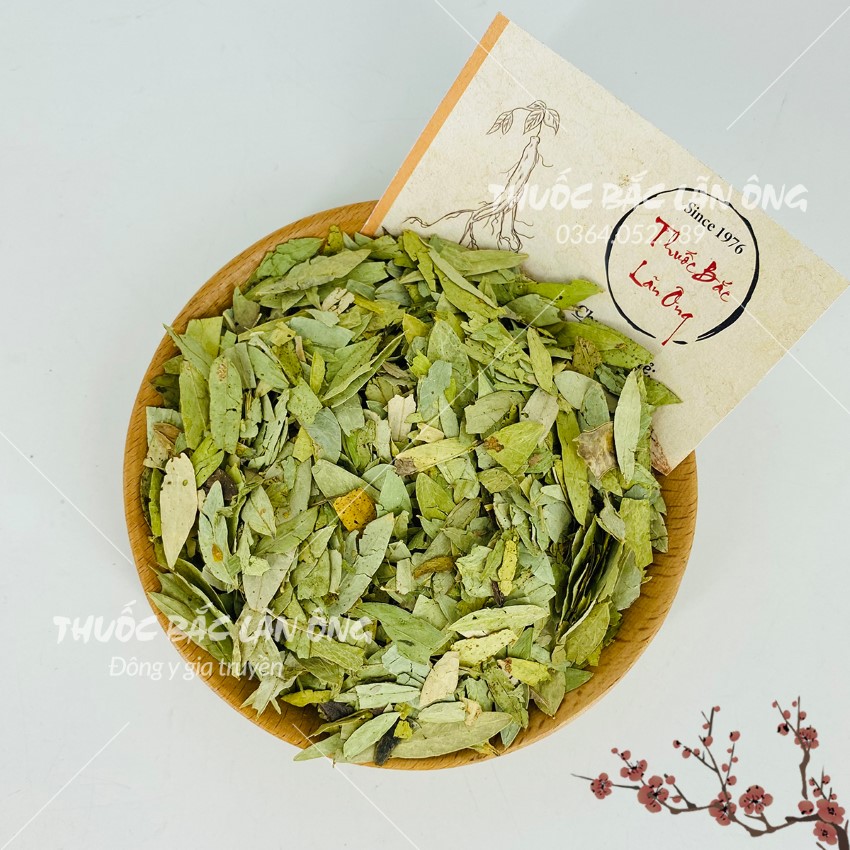 Lá phan tả diệp 200g, trà phan tả, lá xanh, thơm, không vụn, hỗ trợ thải độc, táo bón - Lãn Ông