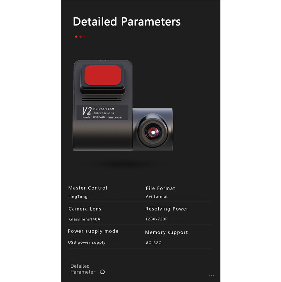 Camera hành trình V2 cho màn hình android