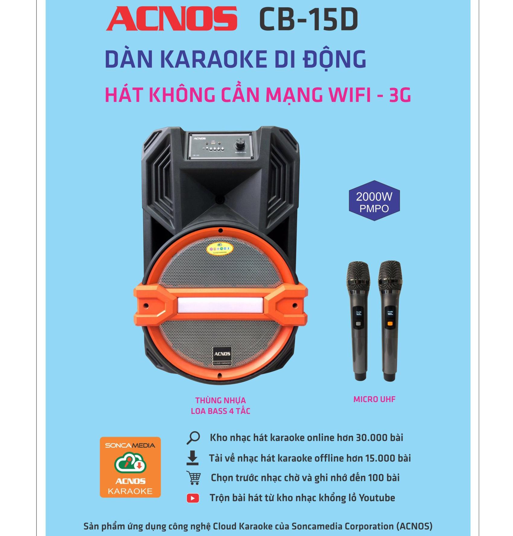 LOA NGHE NHẠC ACNOS CB-15D