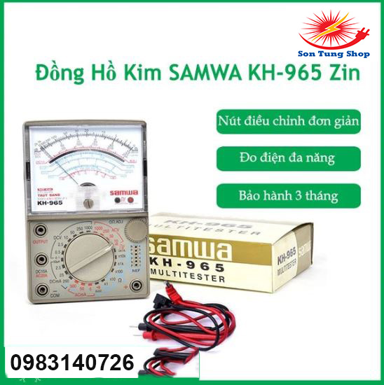 Đồng hồ đo điện SAMWA KH-965 ( tặng kèm pin) - Đồng hồ vạn năng SAMWA