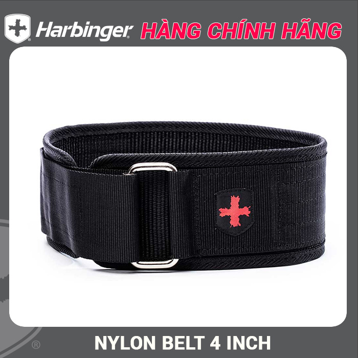 Đai lưng Harbinger Nylon Belt 4 inch - Loại mềm