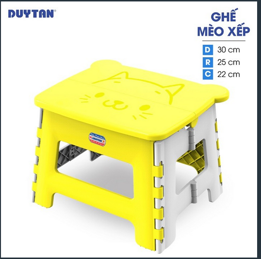 Ghế xếp mèo nhựa duy tân - 08968