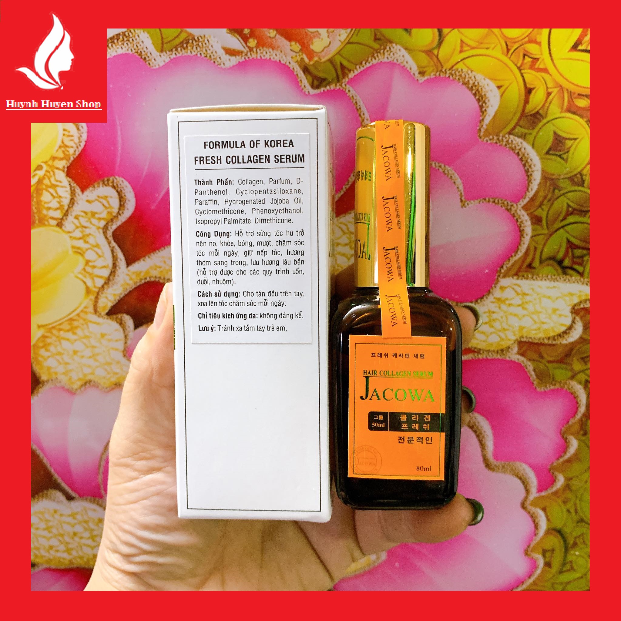[Chính hãng-giá sỉ] Serum dưỡng tóc Jacova  Hàn Quốc chai 50ml