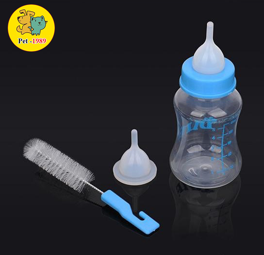 Bình Ti Bình Sữa Chó Mèo Sơ Sinh 150ml Pet-1989