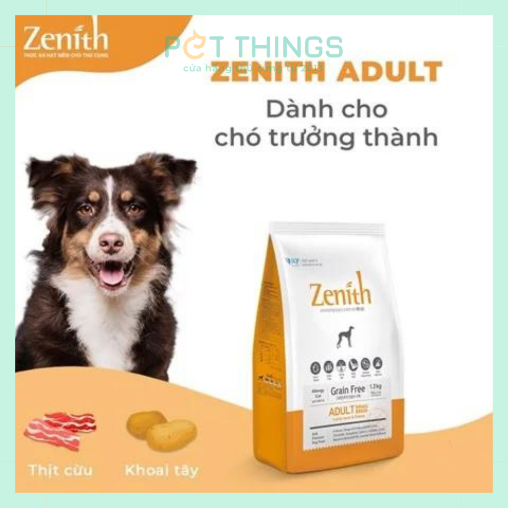 Thức ăn Hạt mềm Zenith 1.2kg / 3kg cho chó