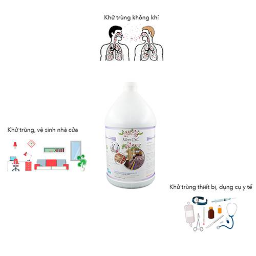 DUNG DỊCH KHỬ TRÙNG, NẤM MỐC HỮU CƠ - KLEN CSC