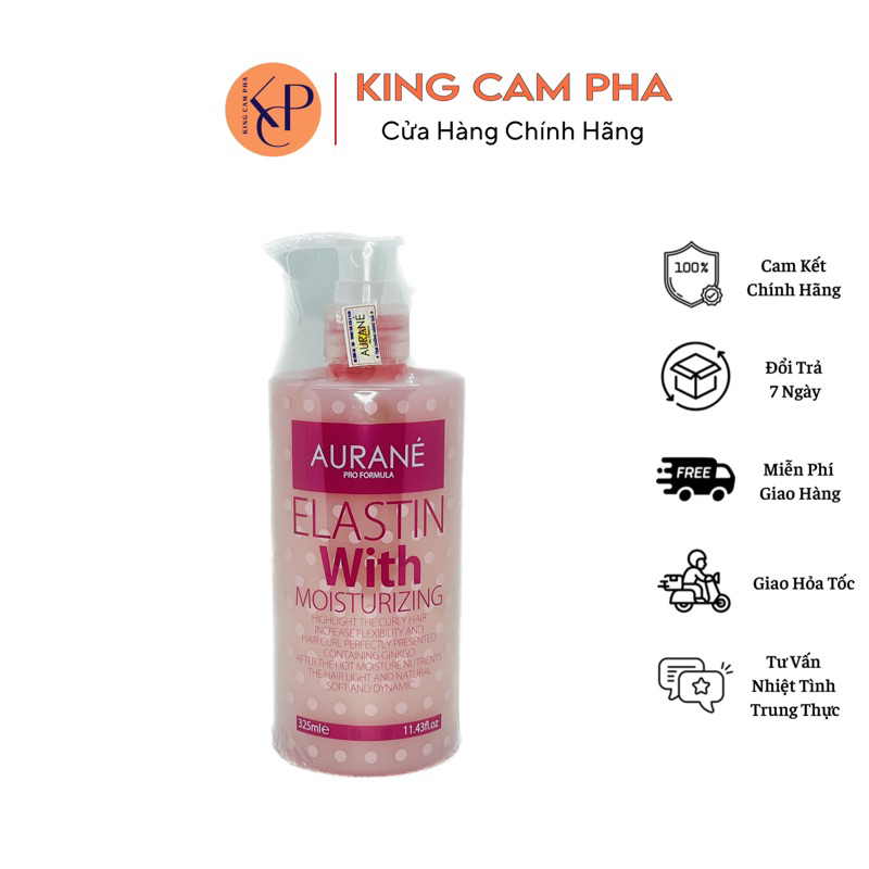 Gel dưỡng tạo kiểu tóc xoăn 3D aurane Elastin With Moisturizing