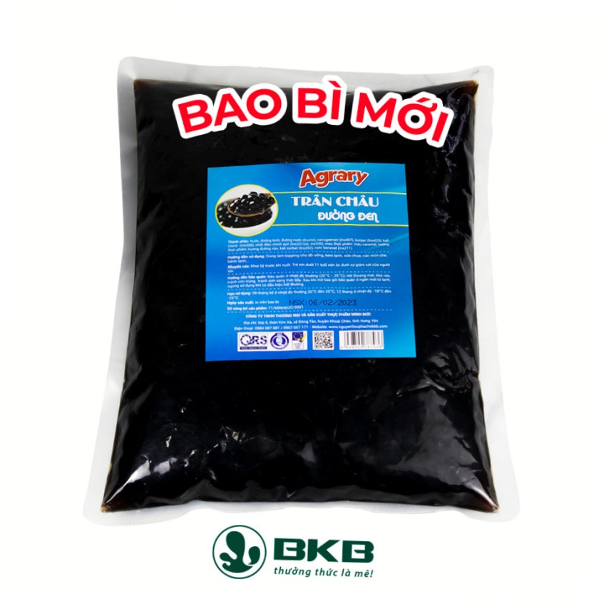 3Q BKB AGRARY - Trân châu thạch giòn - bịch 1kg