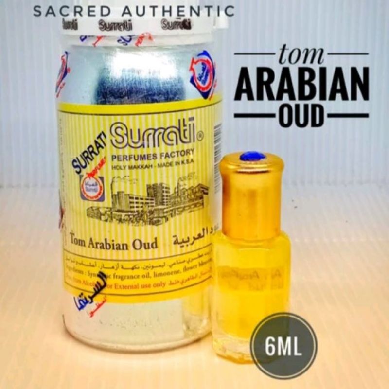 tinh dầu dubai Ai Cập 6ml mùi hương TOM ARABIAN OUD cao cấp