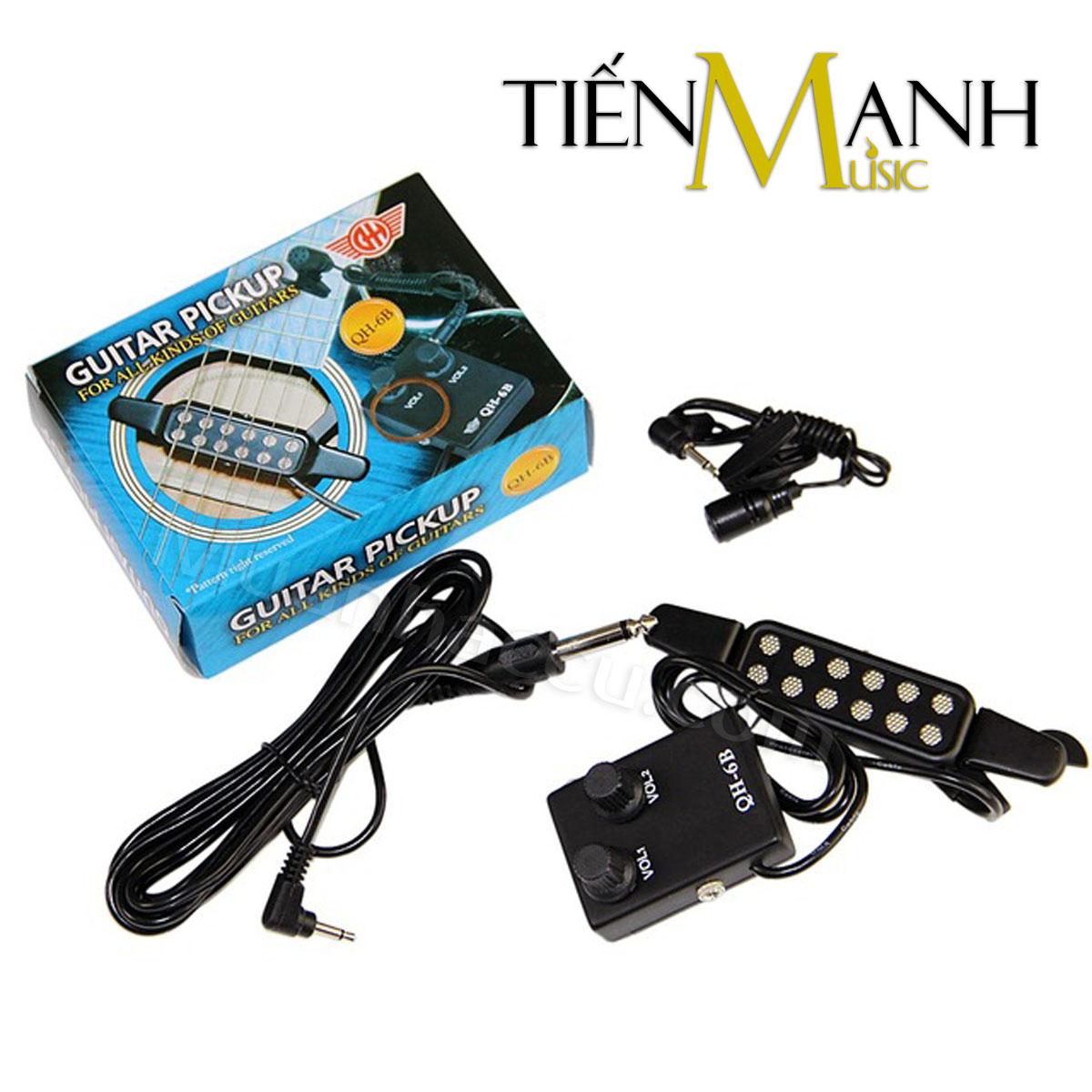 Acoustic Guitar Pickup QH-6B (Gift 1 Pick Tiến Mạnh Music)