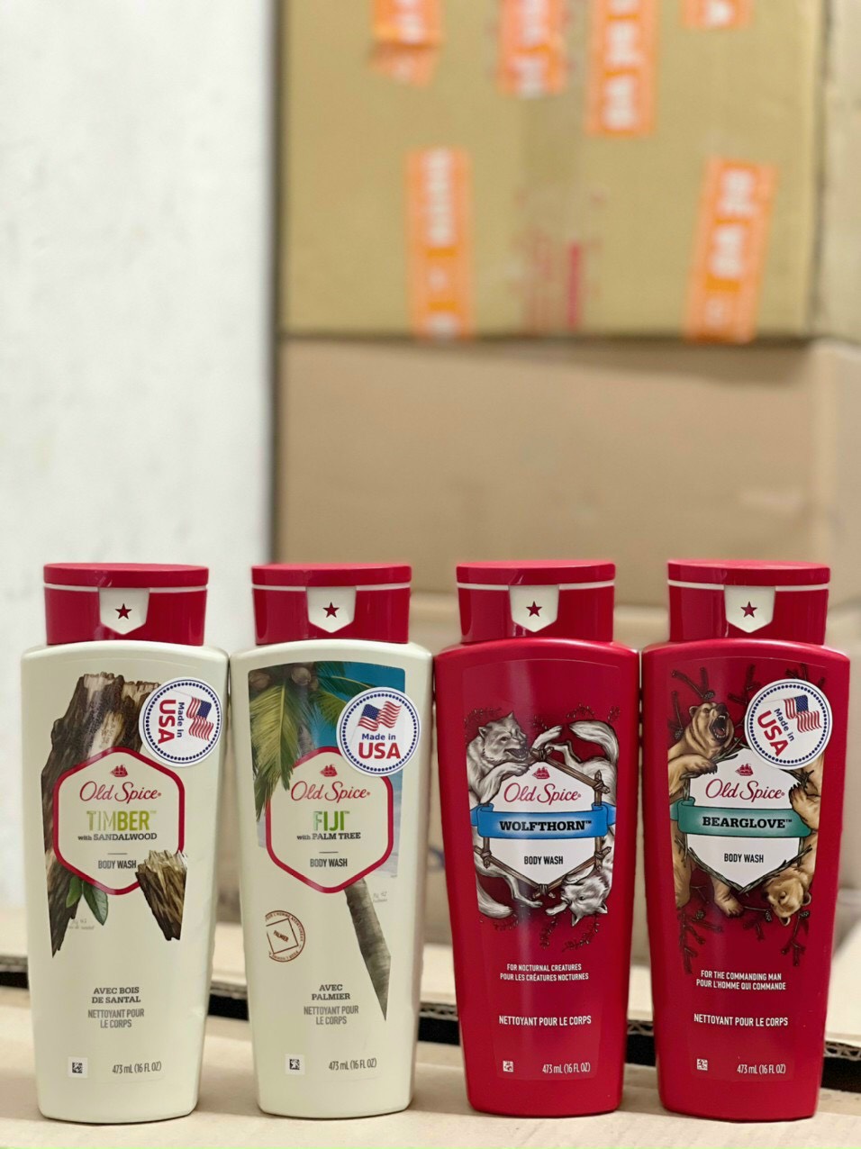 [HCM]SỮA TẮM OLD SPICE 473ml (FIJI - TIMBER - WOLFTHORN)