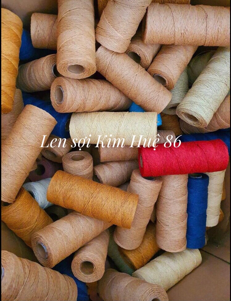 Sợi cói giấy cuộn 100g ( bảng màu 2)
