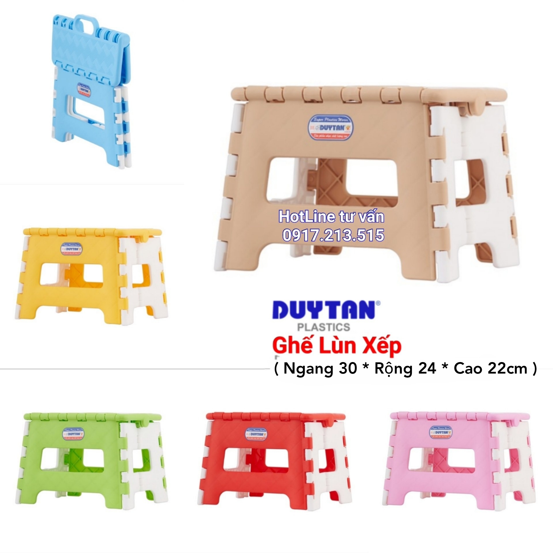 Ghế Lùn Xếp Duy Tân
